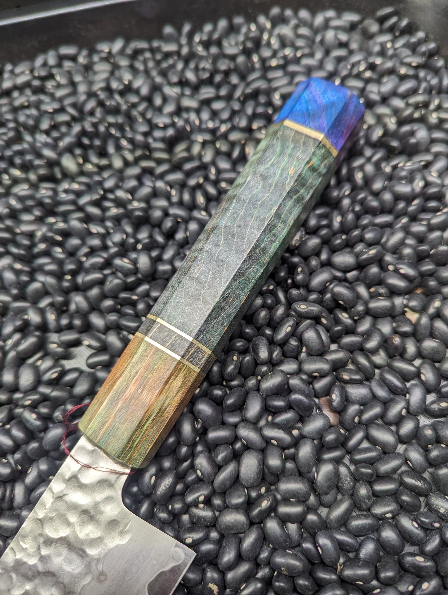 220mm Gyuto - Dyed Maple