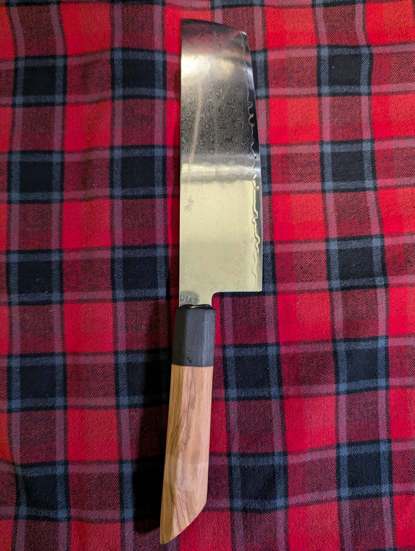 170mm Damascus San Mai Nakiri