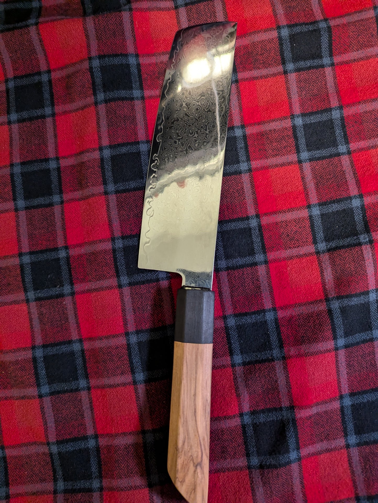 170mm Damascus San Mai Nakiri
