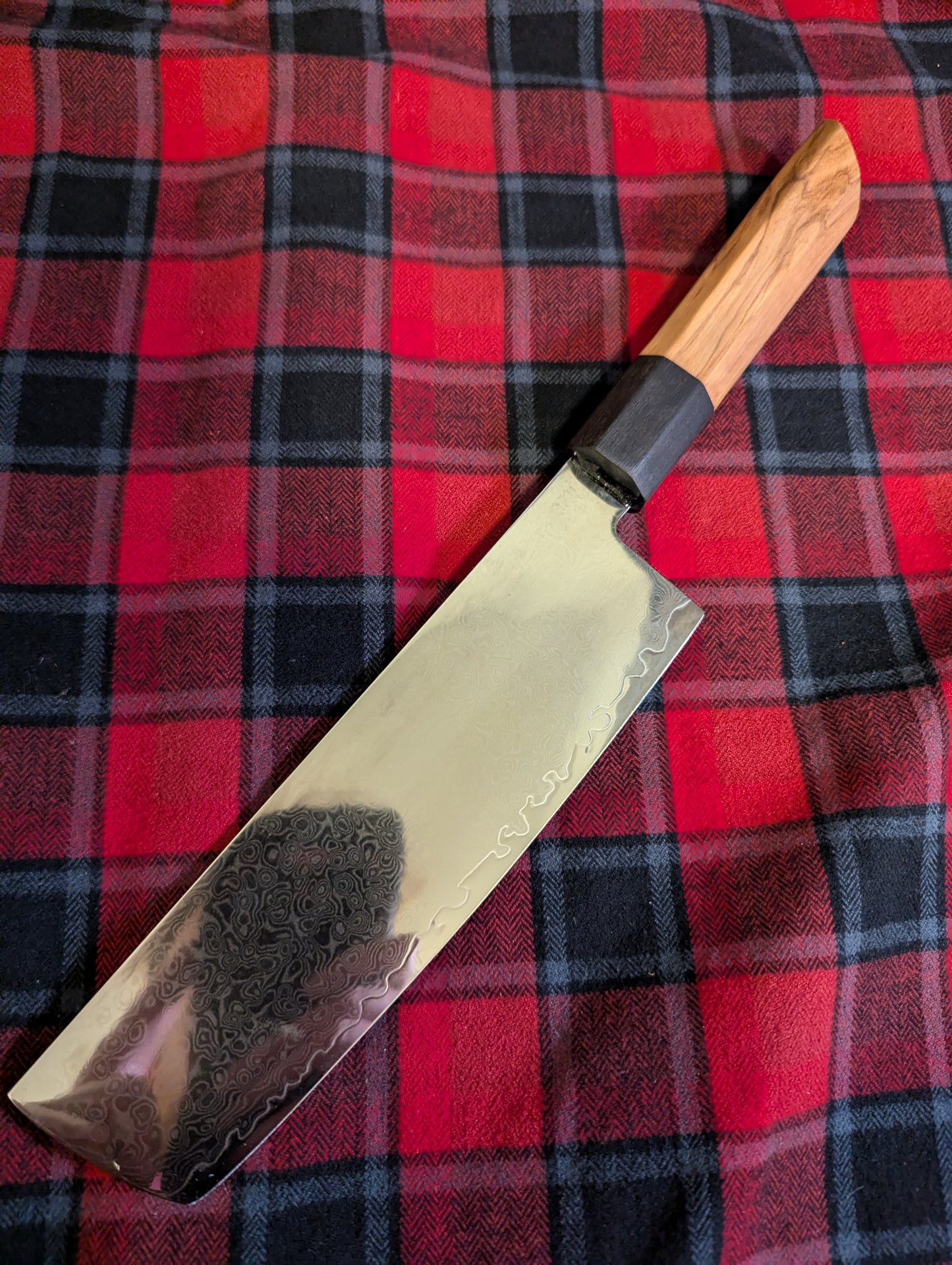170mm Damascus San Mai Nakiri