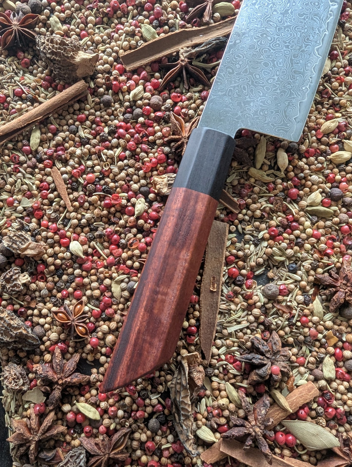 175mm Damascus Nakiri