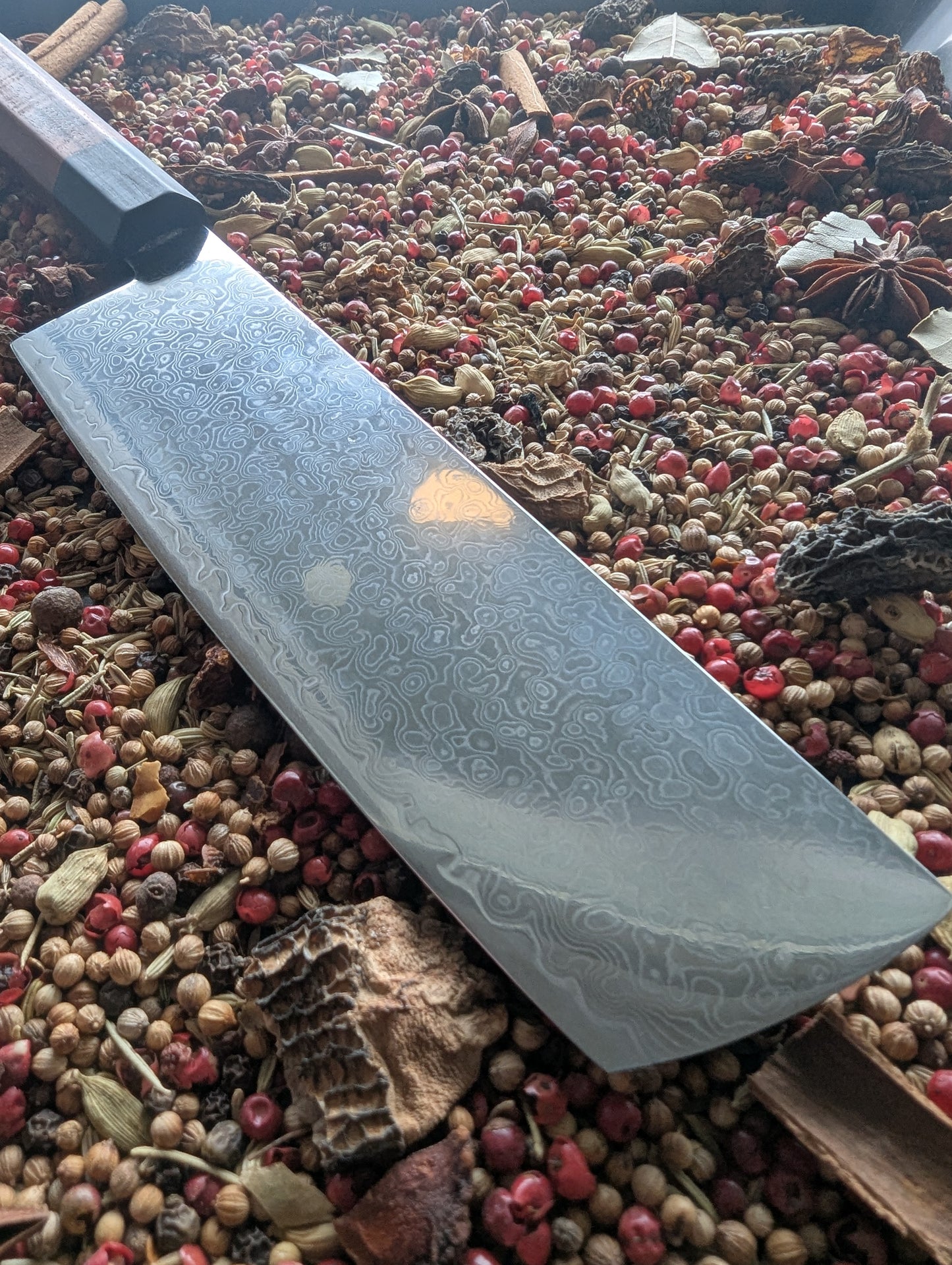175mm Damascus Nakiri