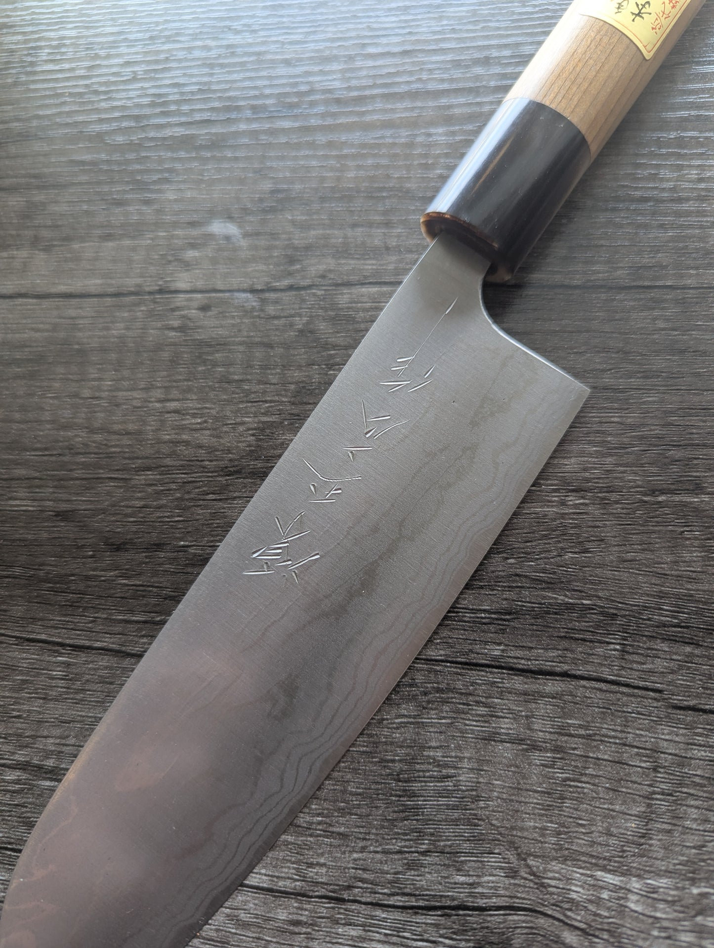 170mm Vintage Damascus Santoku