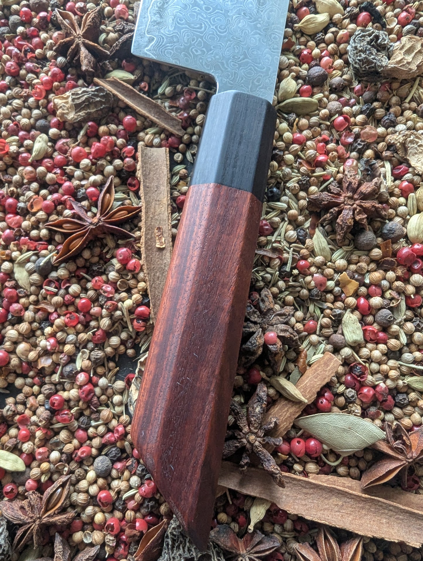 175mm Damascus Nakiri