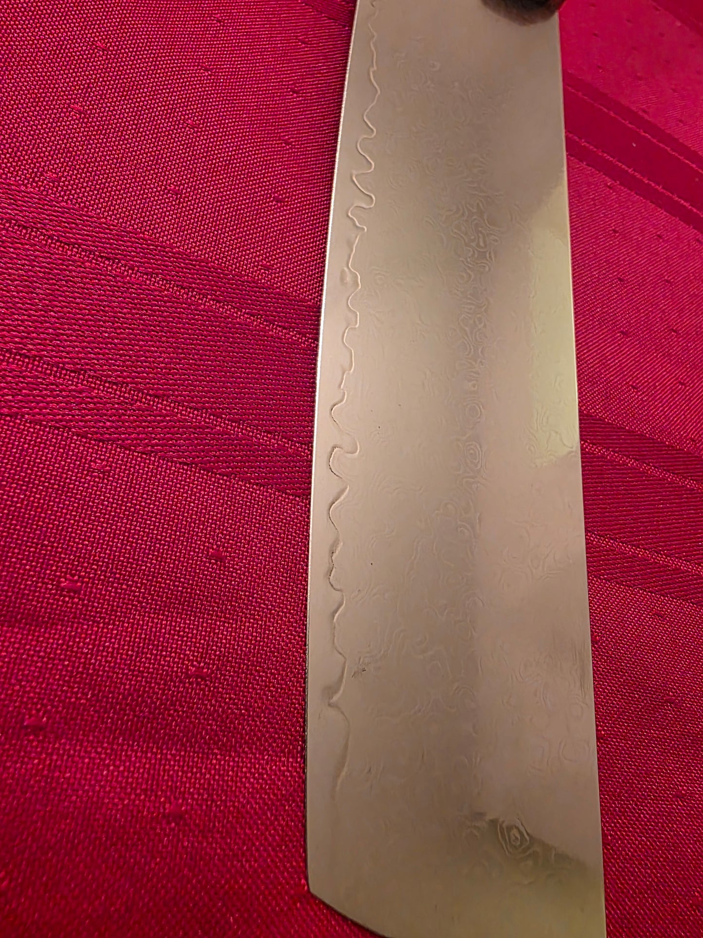 180mm aus10 Damascus nakiri