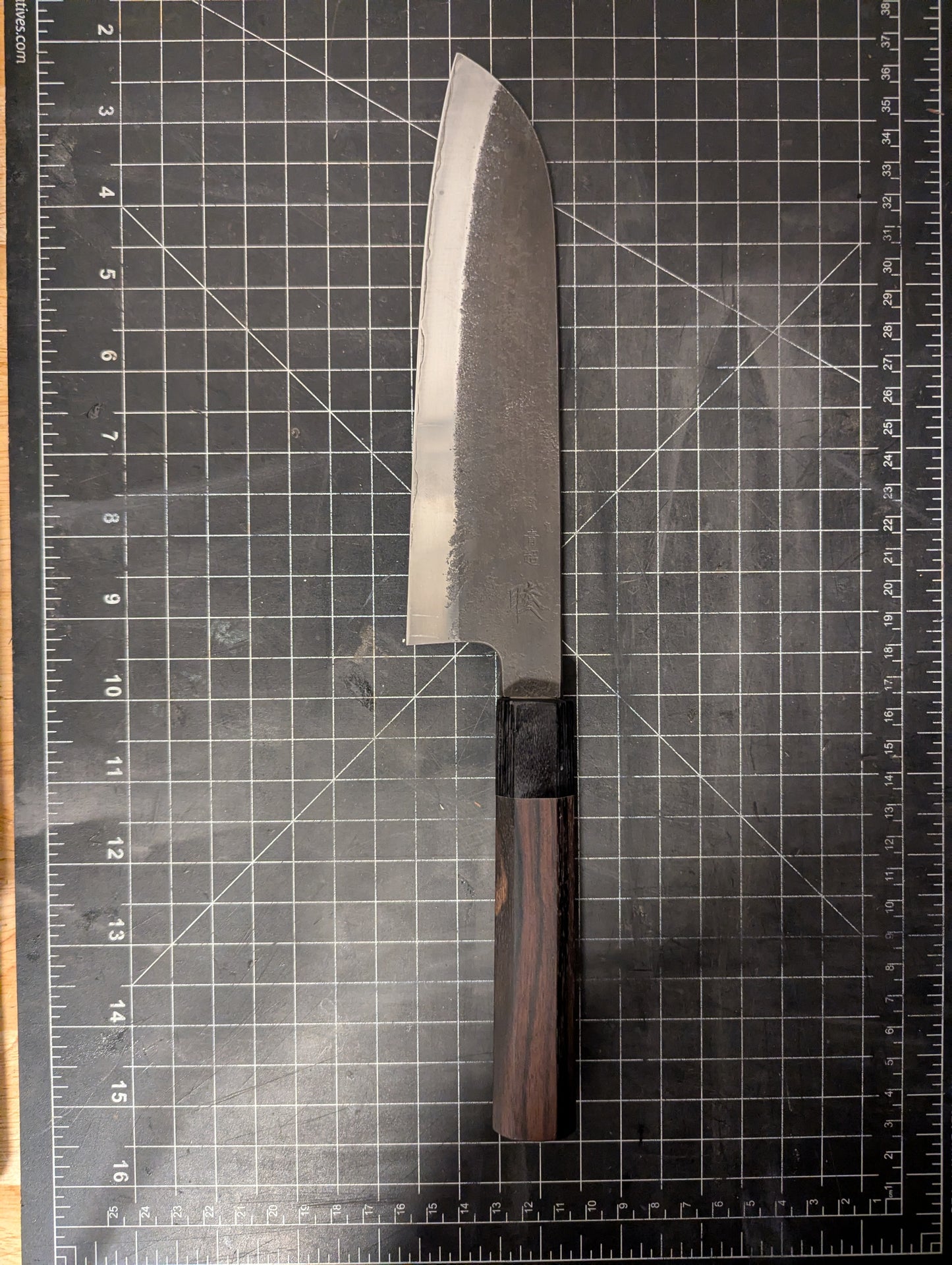185mm Tosa Aogami Super Kurouchi Santou