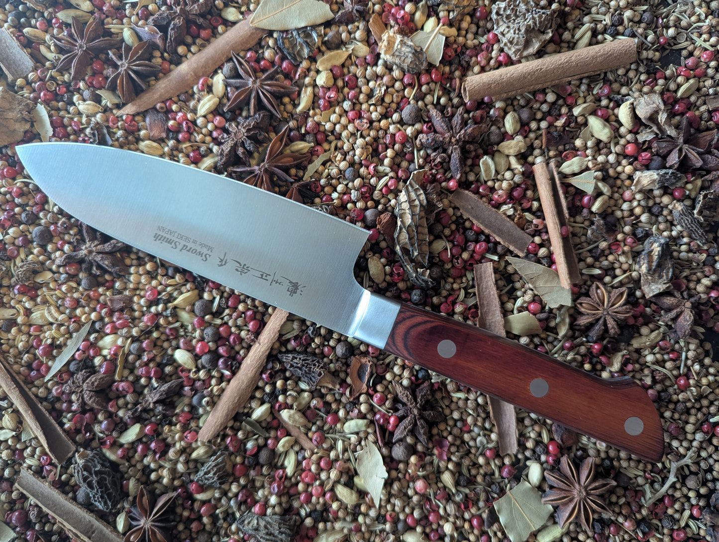 150mm Rosewood Santoku