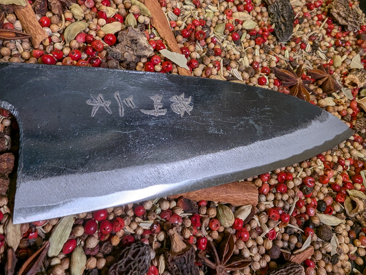 170mm Kurouchi double bevel deba