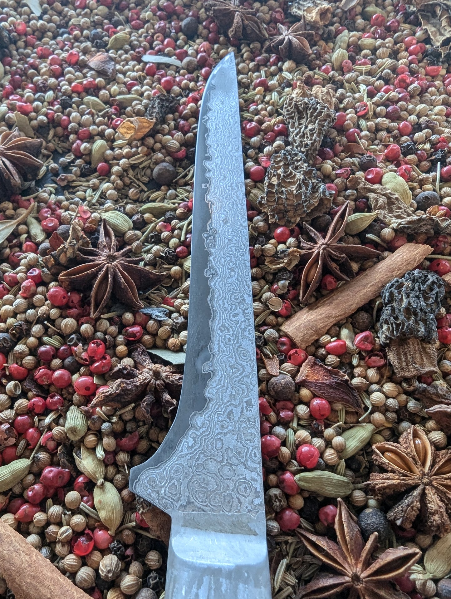 160mm Damascus San Mai boning knife