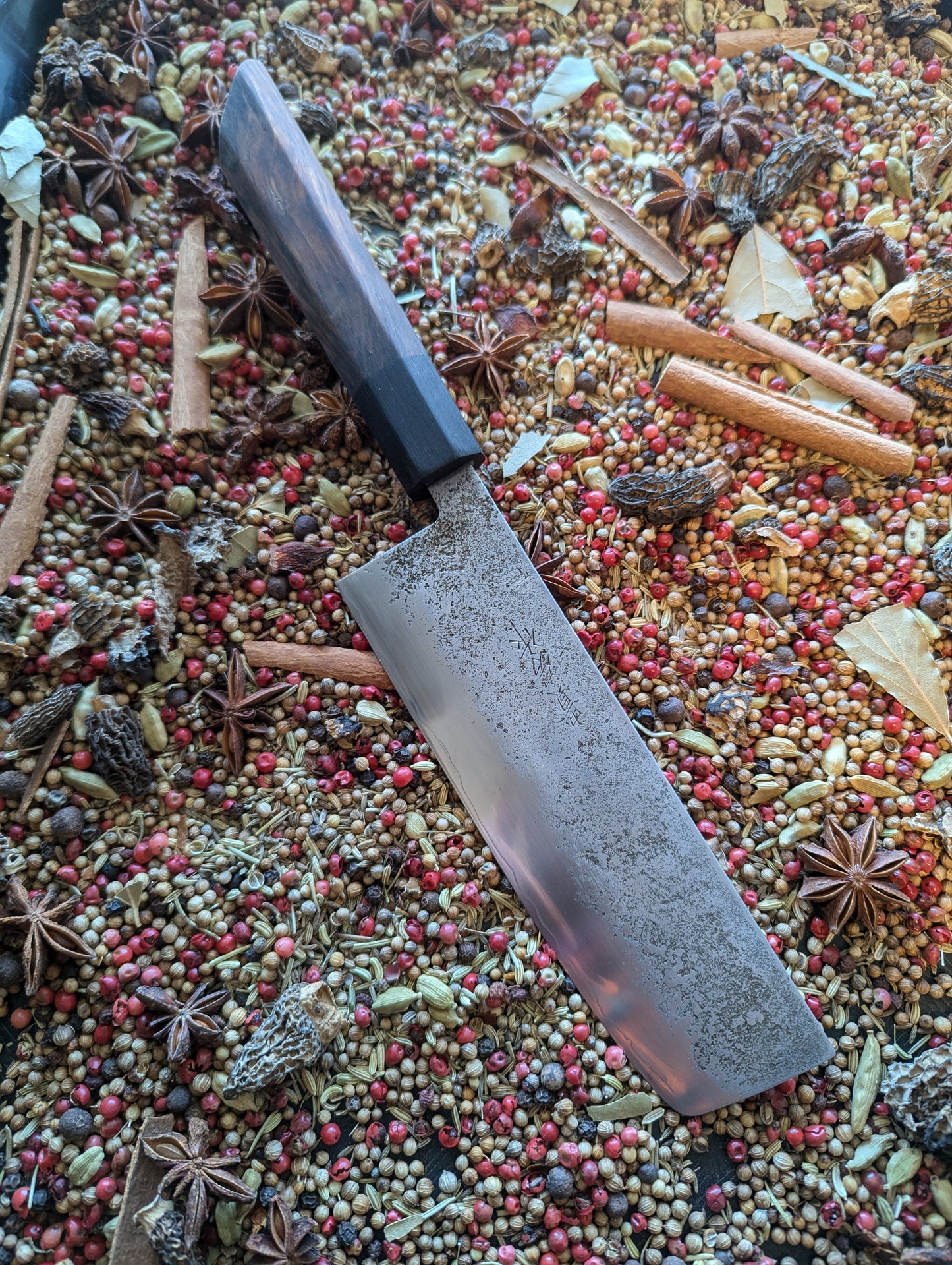 170mm Restoration Nashiji San Mai Nakiri