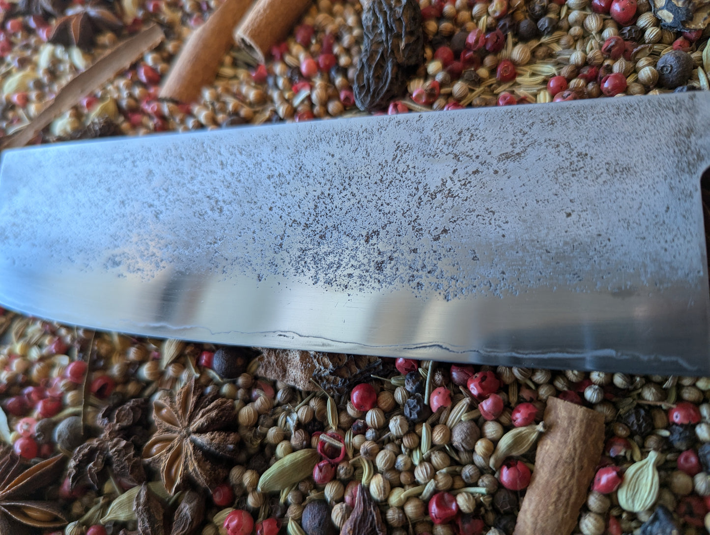 170mm Restoration Nashiji San Mai Nakiri