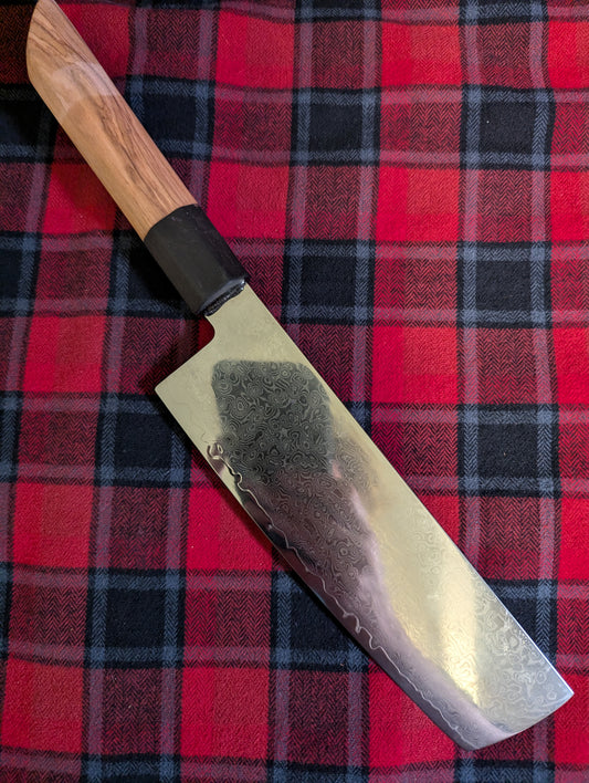 170mm Damascus San Mai Nakiri