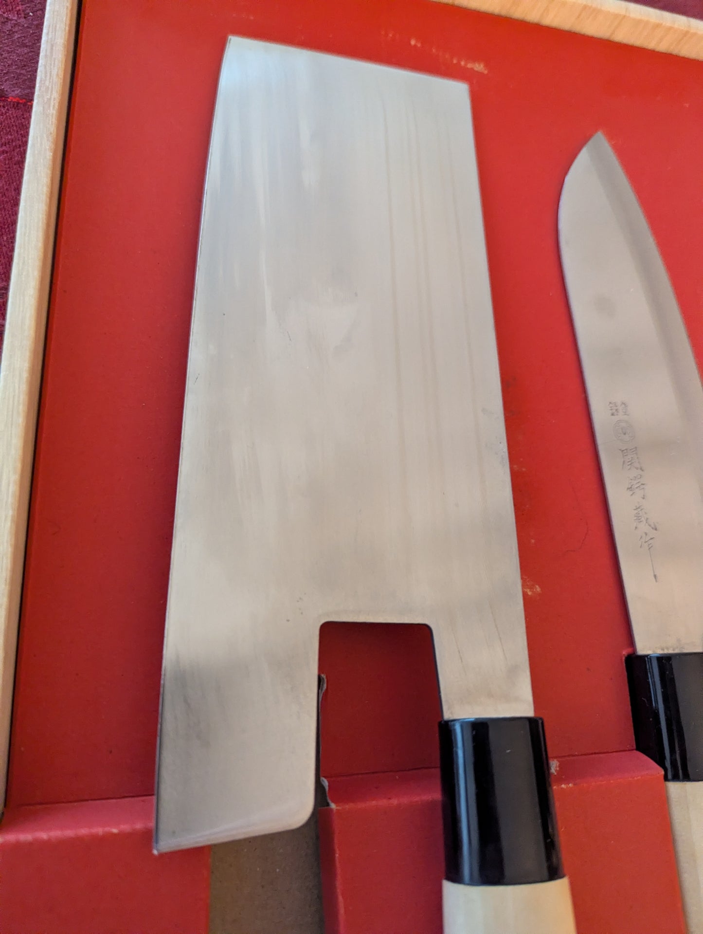 170mm Santoku & 220mm Menkiri