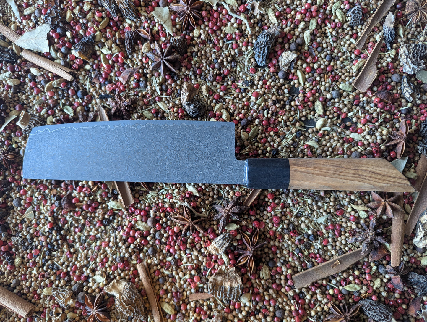 170mm Damascus Nakiri