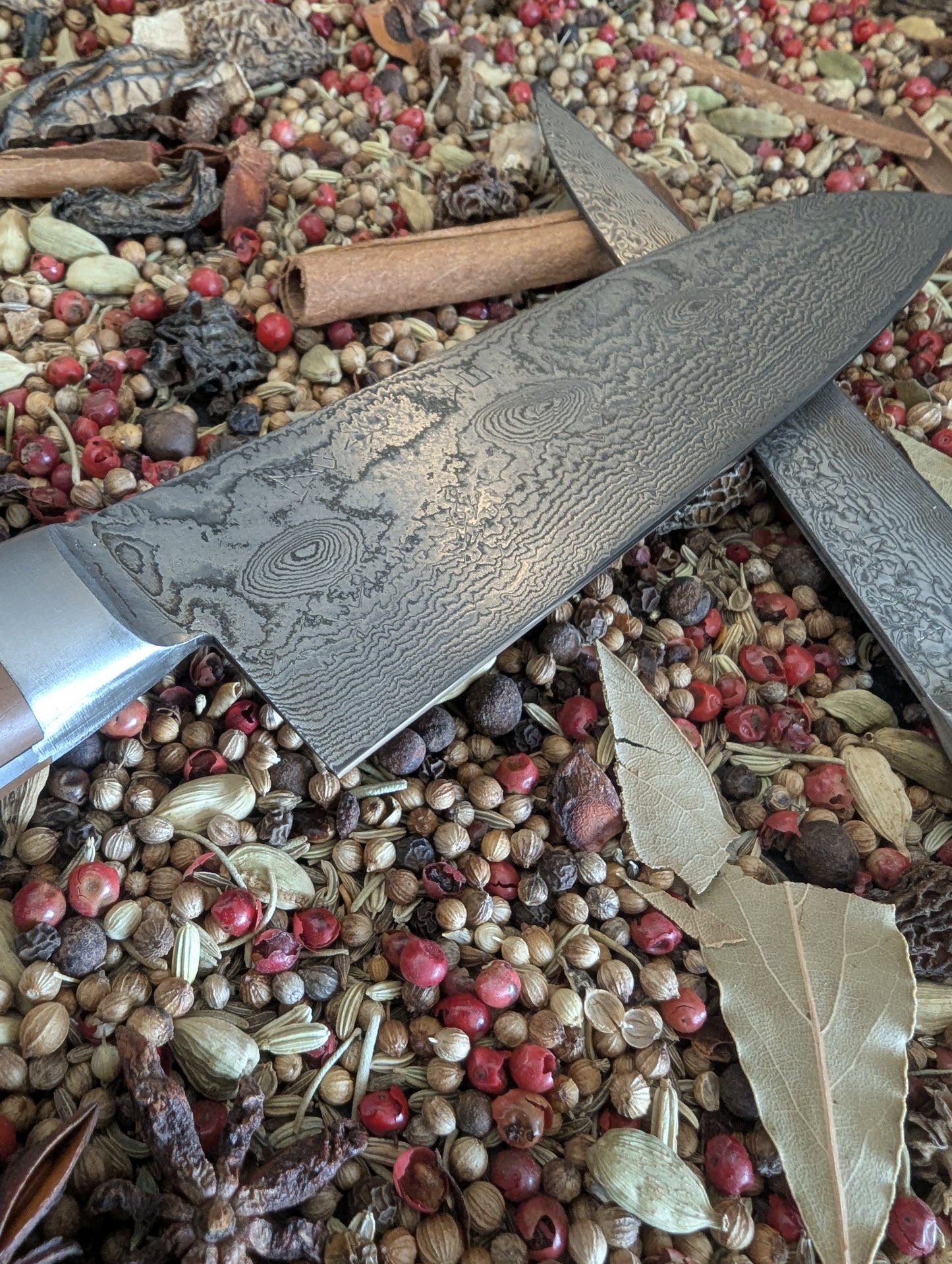 170mm and 130mm Vintage Damascus set