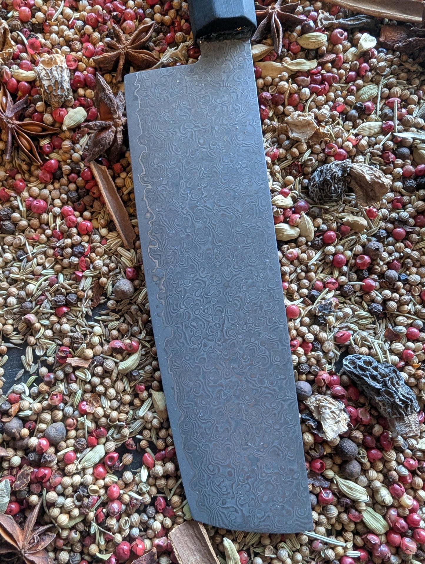170mm Damascus Nakiri