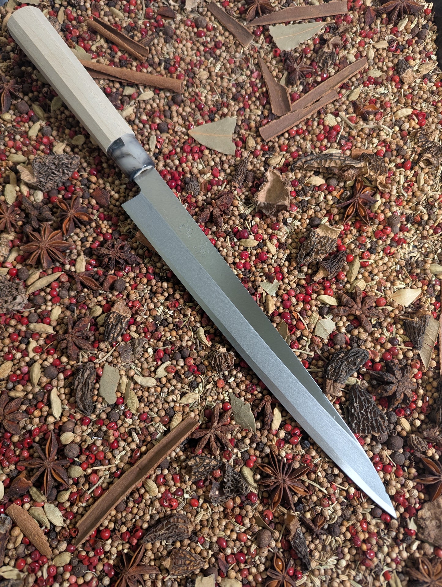 230mm Yanagiba – Single Bevel, Resin Ferrule