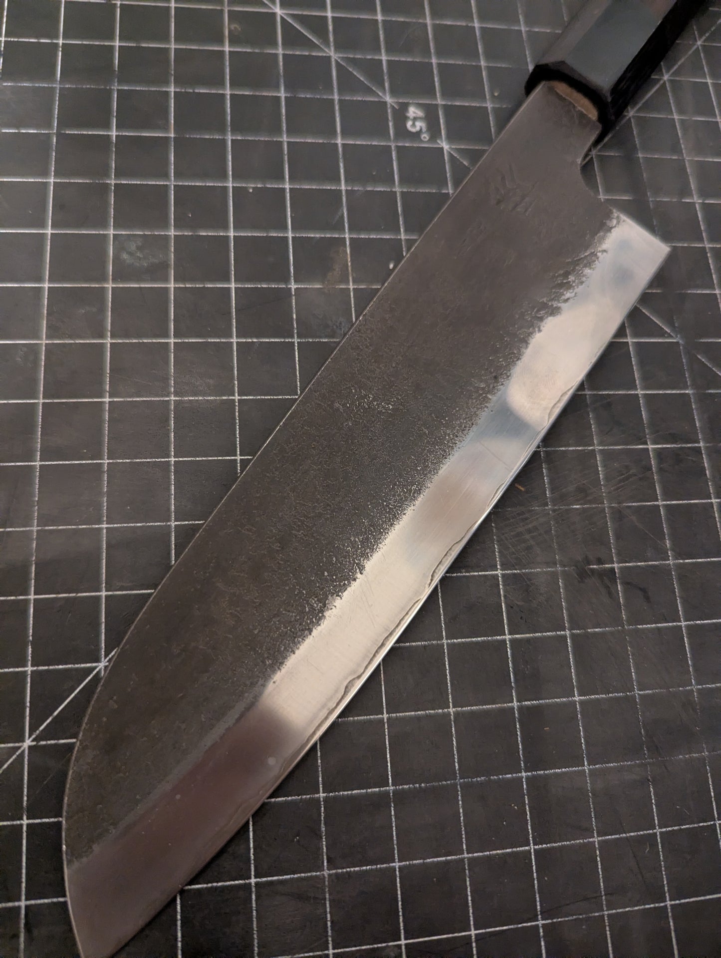 185mm Tosa Aogami Super Kurouchi Santou