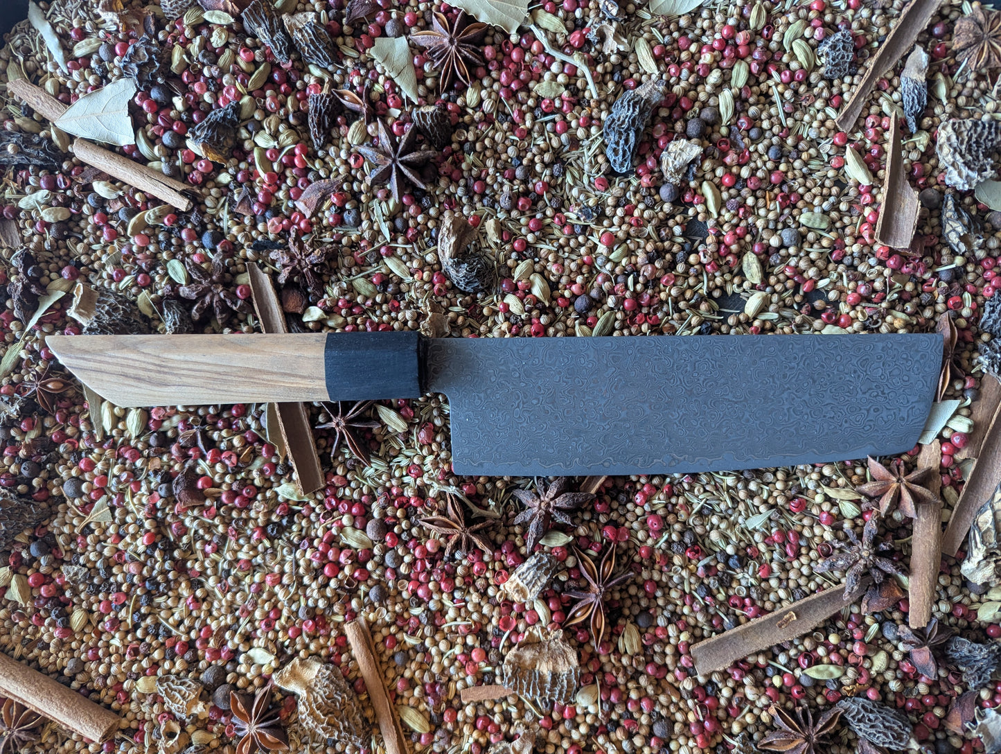 170mm Damascus Nakiri