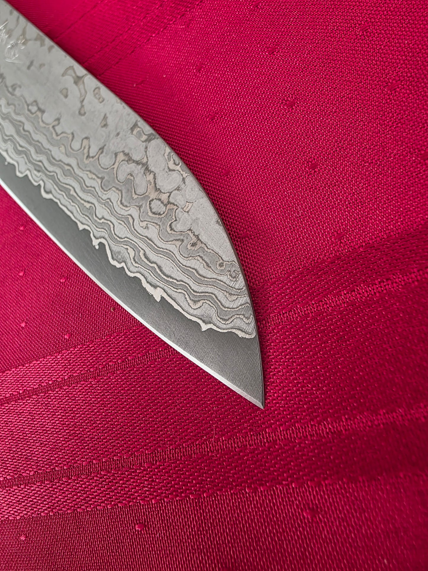 190mm Tosa Silver No.3 Damascus Gyuto
