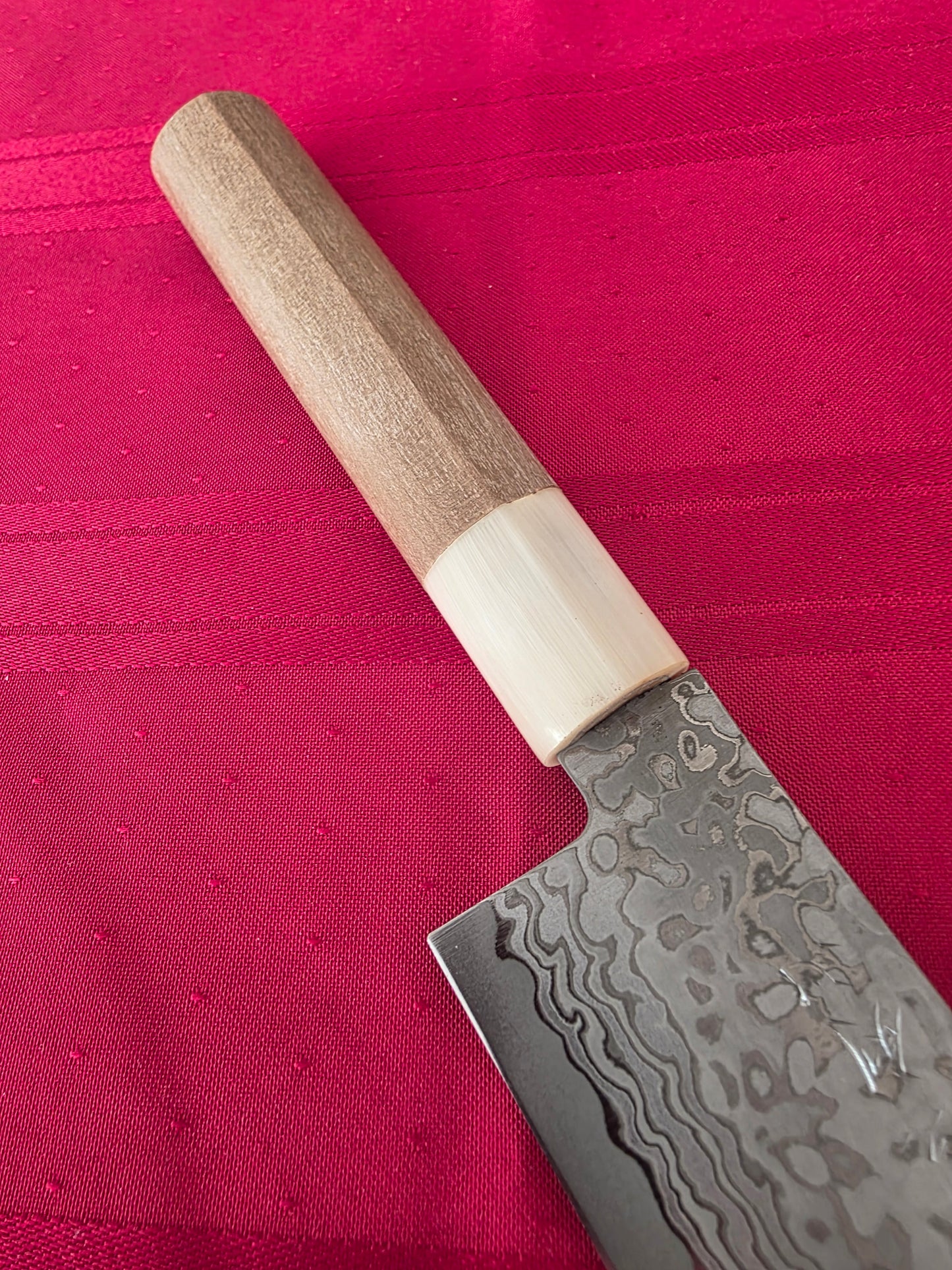 190mm Tosa Silver No.3 Damascus Gyuto