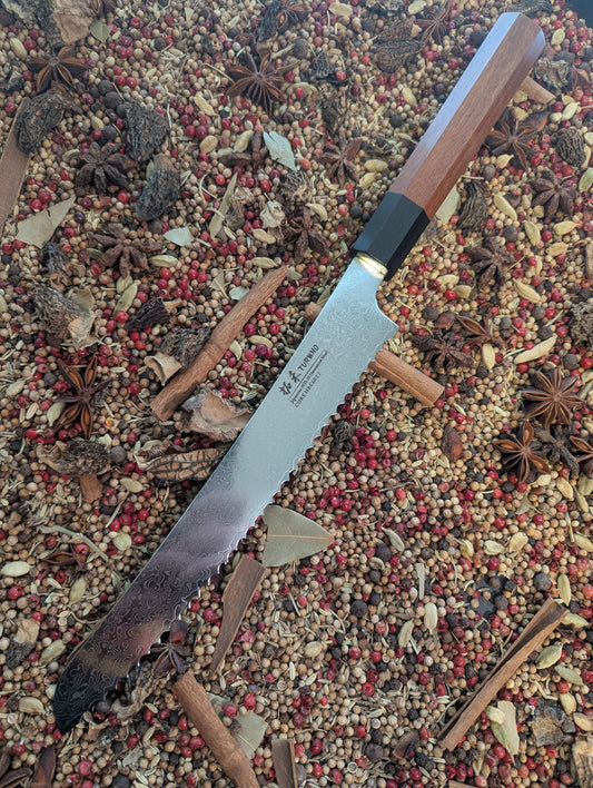 220mm Aus-10 bread knife