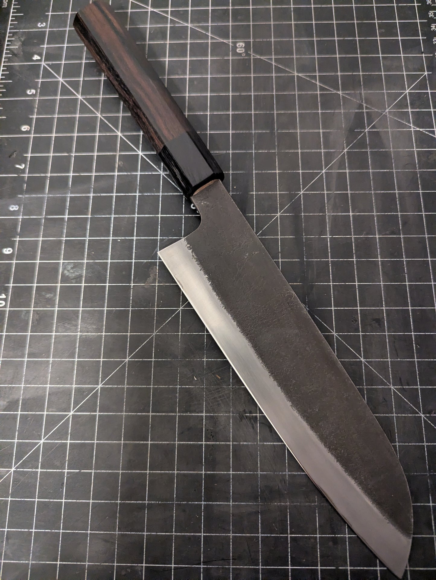 185mm Tosa Aogami Super Kurouchi Santou