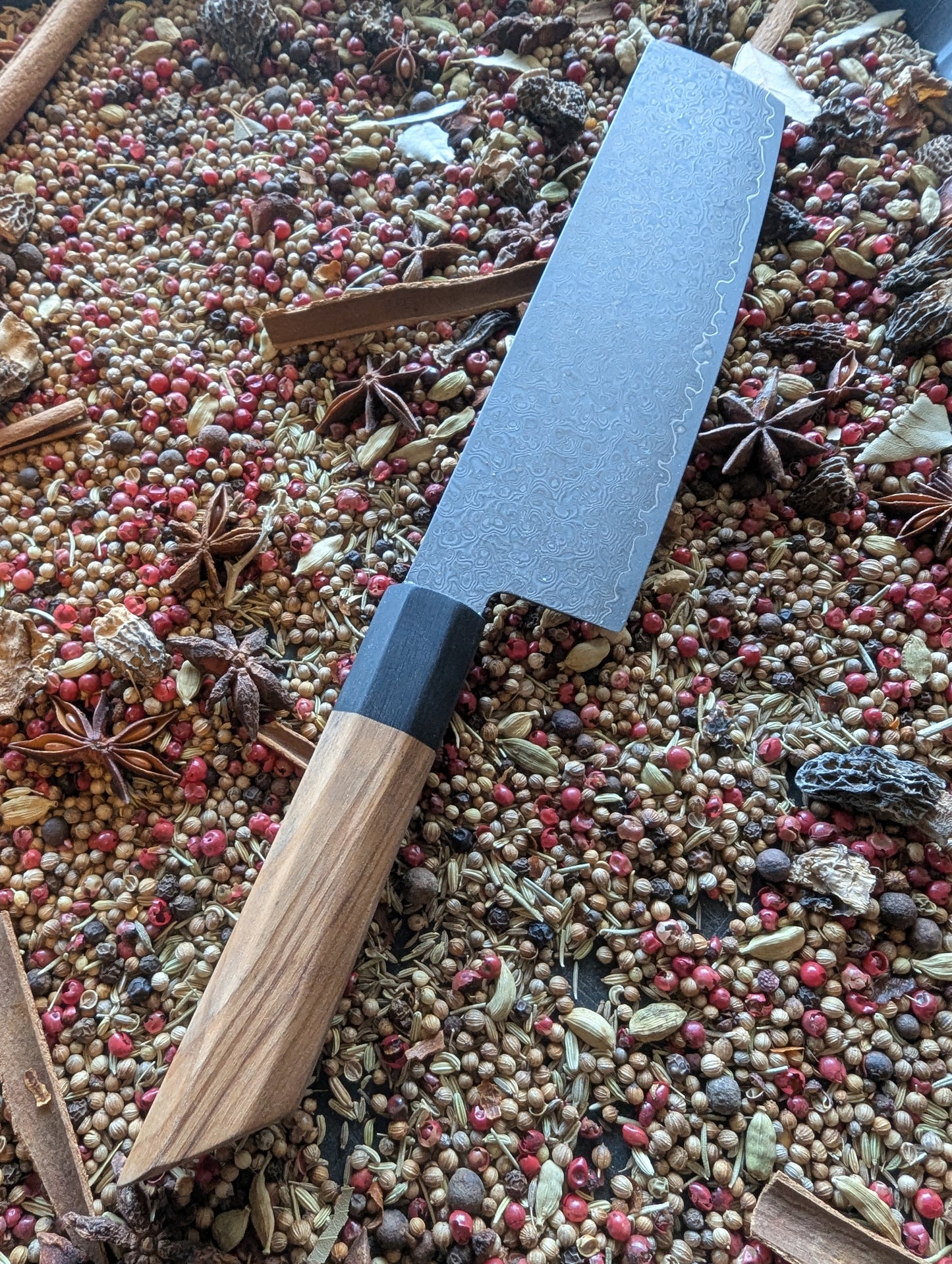 170mm Damascus Nakiri
