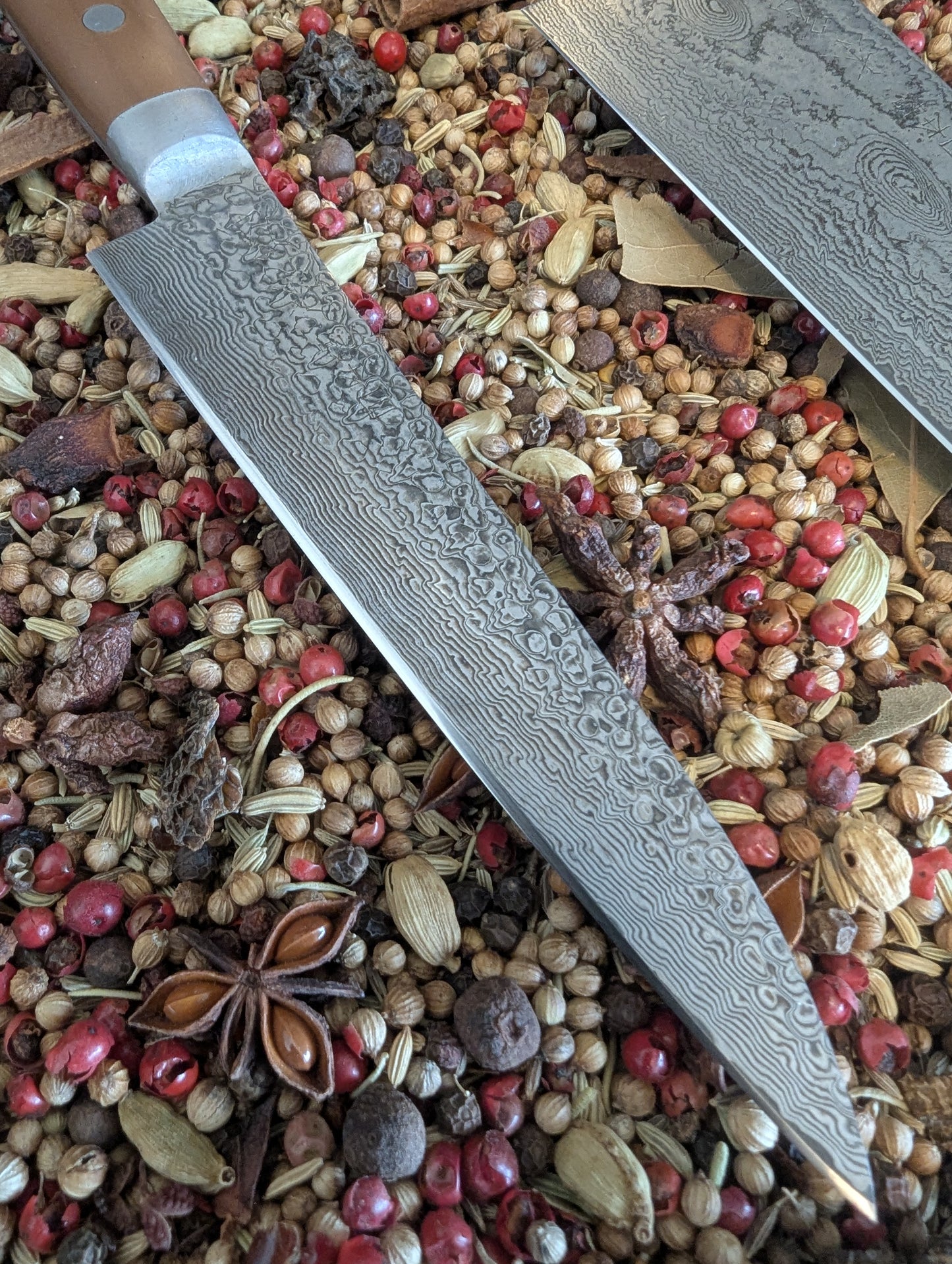 170mm and 130mm Vintage Damascus set