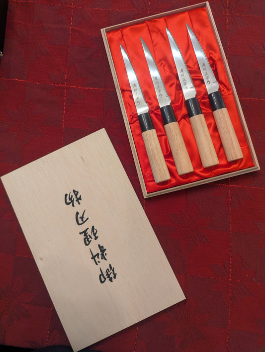 120mm Serrated Steak Knife Set - Nōshū Masamune