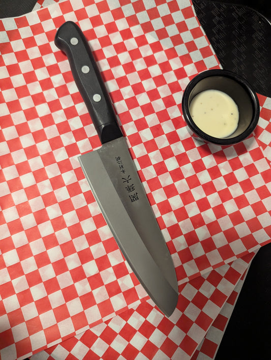 Buckslice stainless santoku