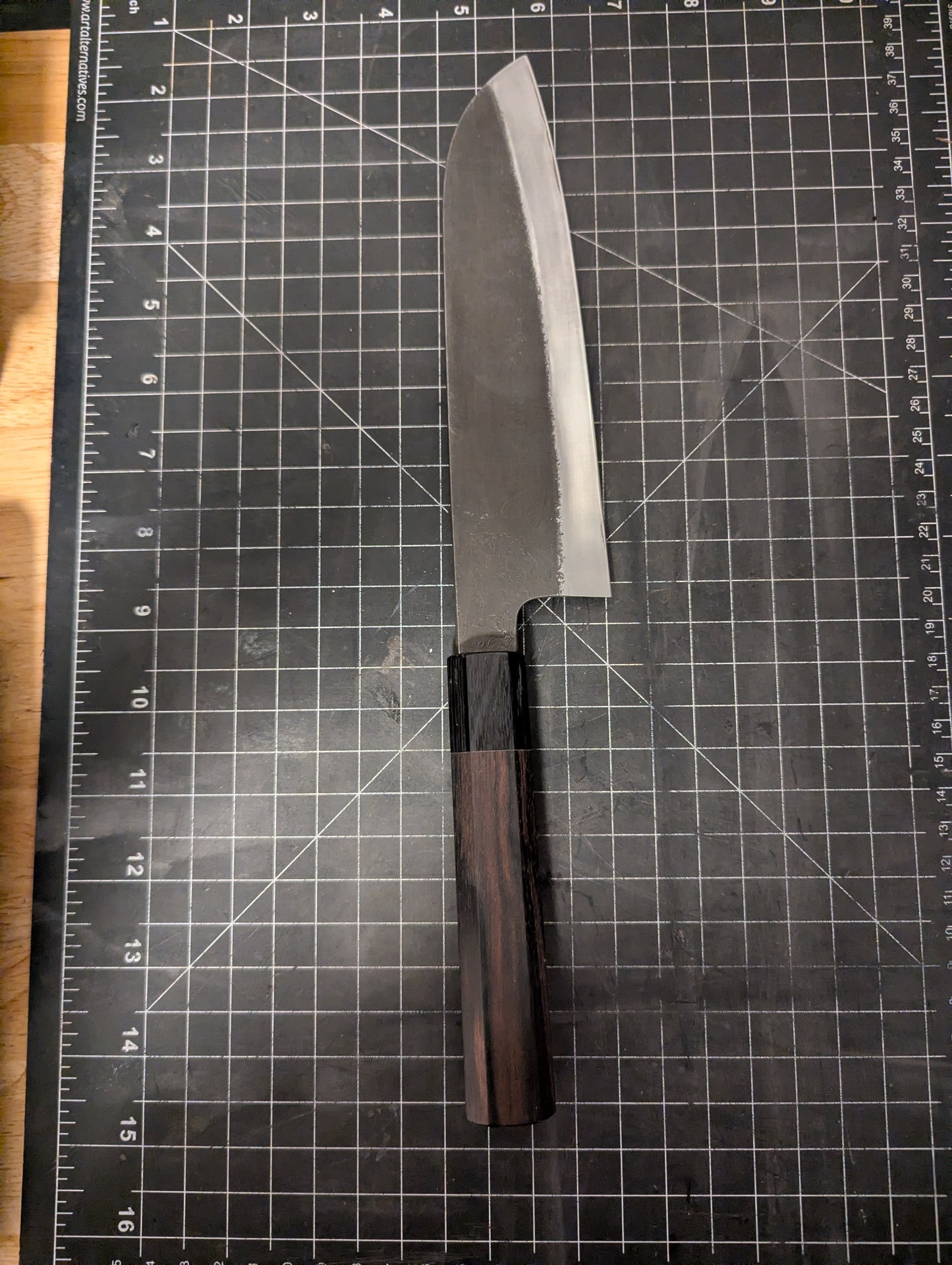 185mm Tosa Aogami Super Kurouchi Santou
