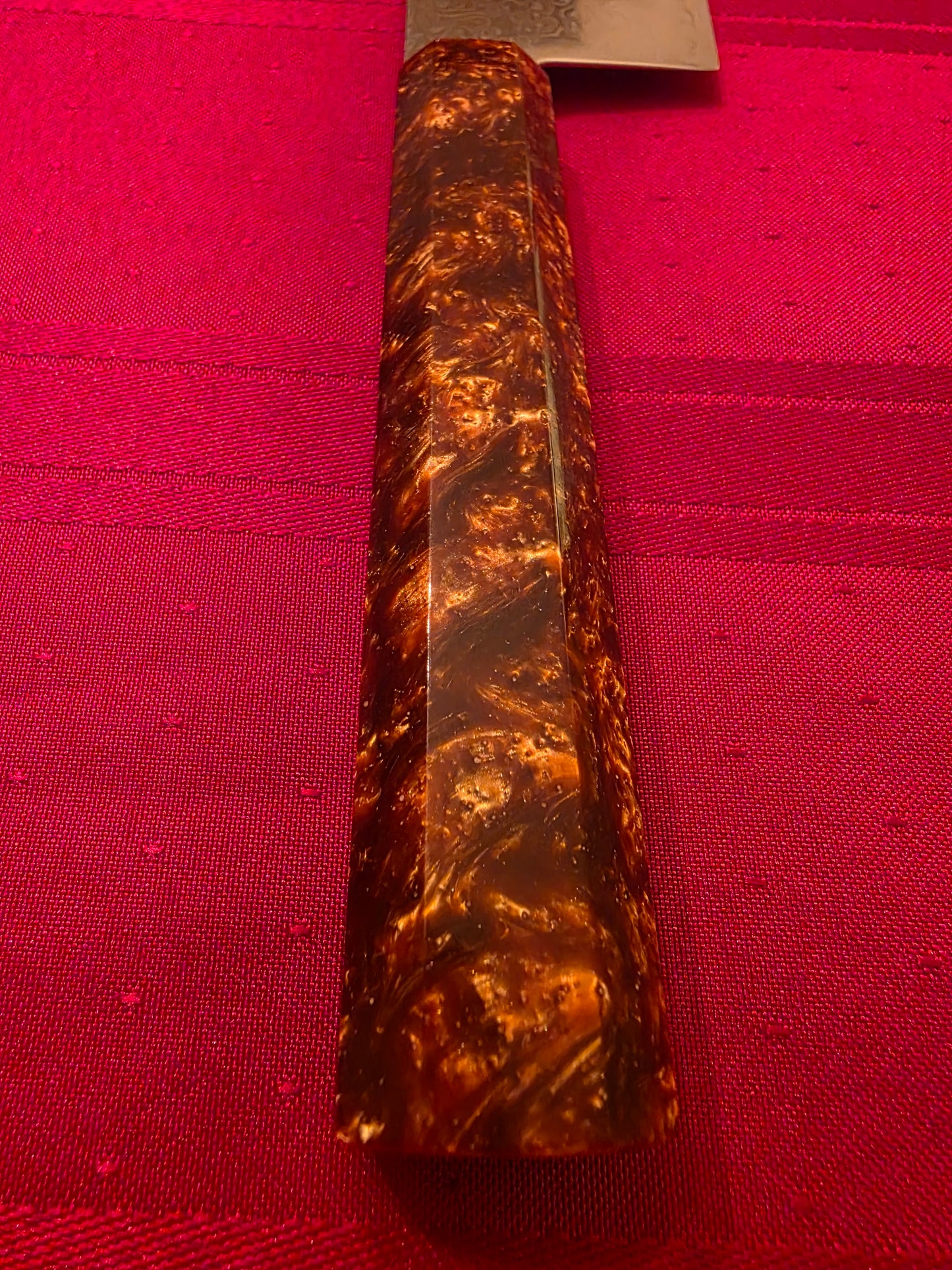 180mm aus10 Damascus nakiri