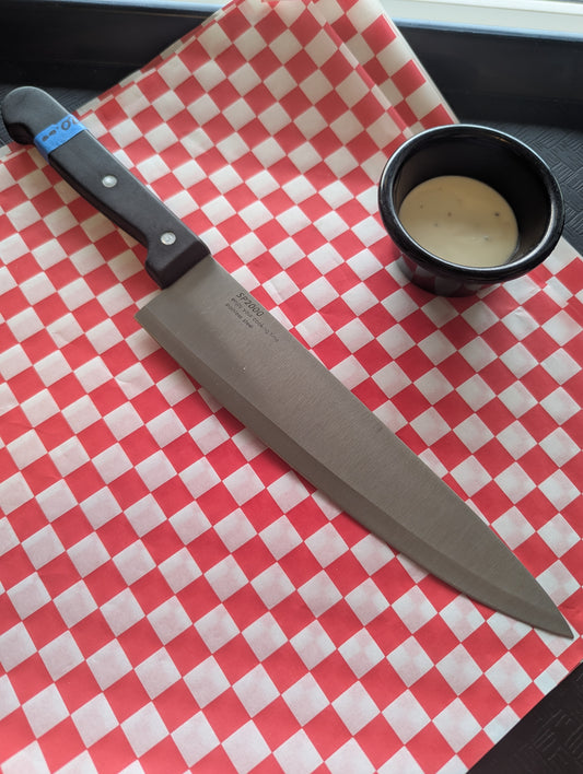 Buckslice stainless cheapie Gyuto