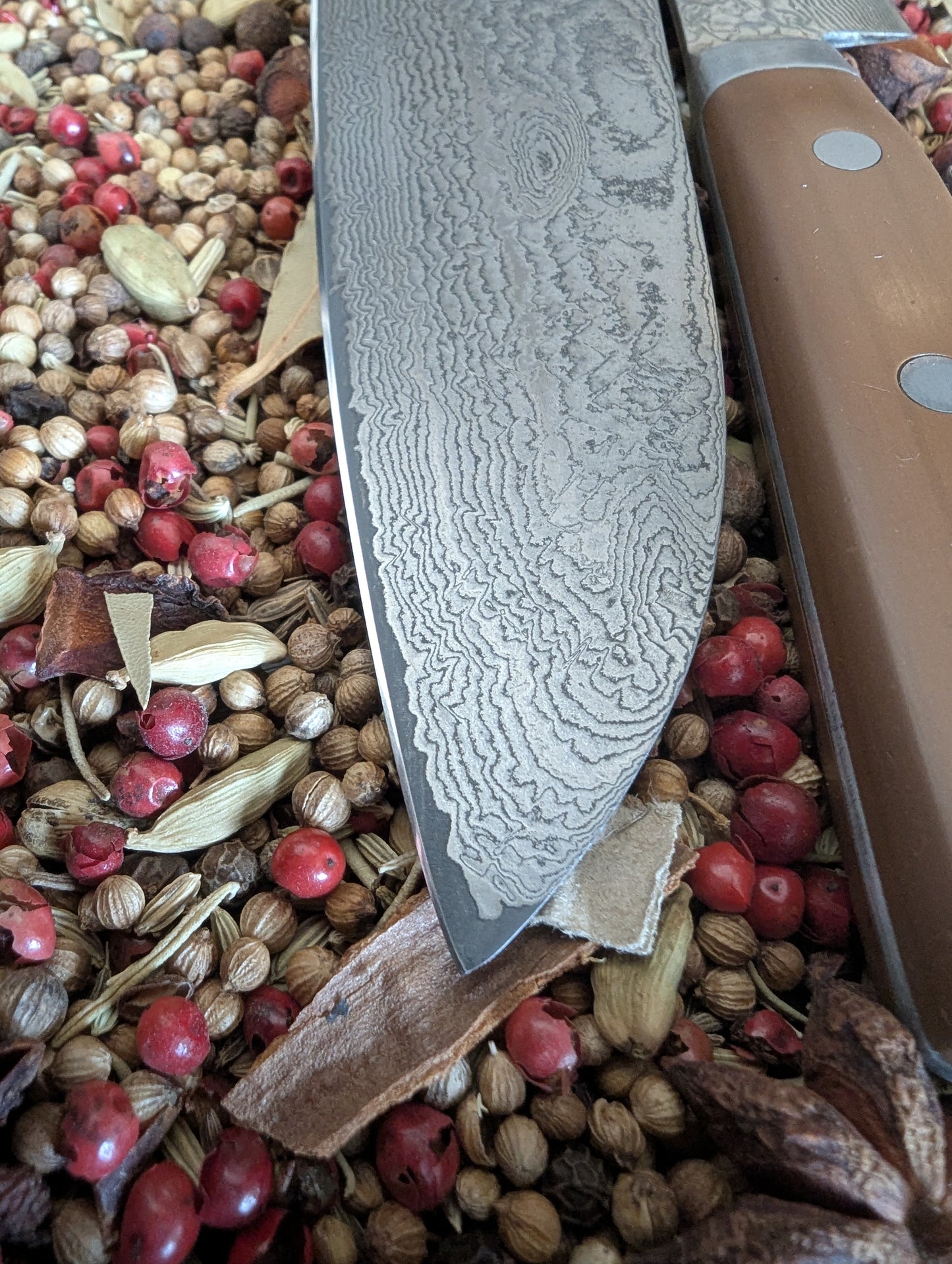 170mm and 130mm Vintage Damascus set