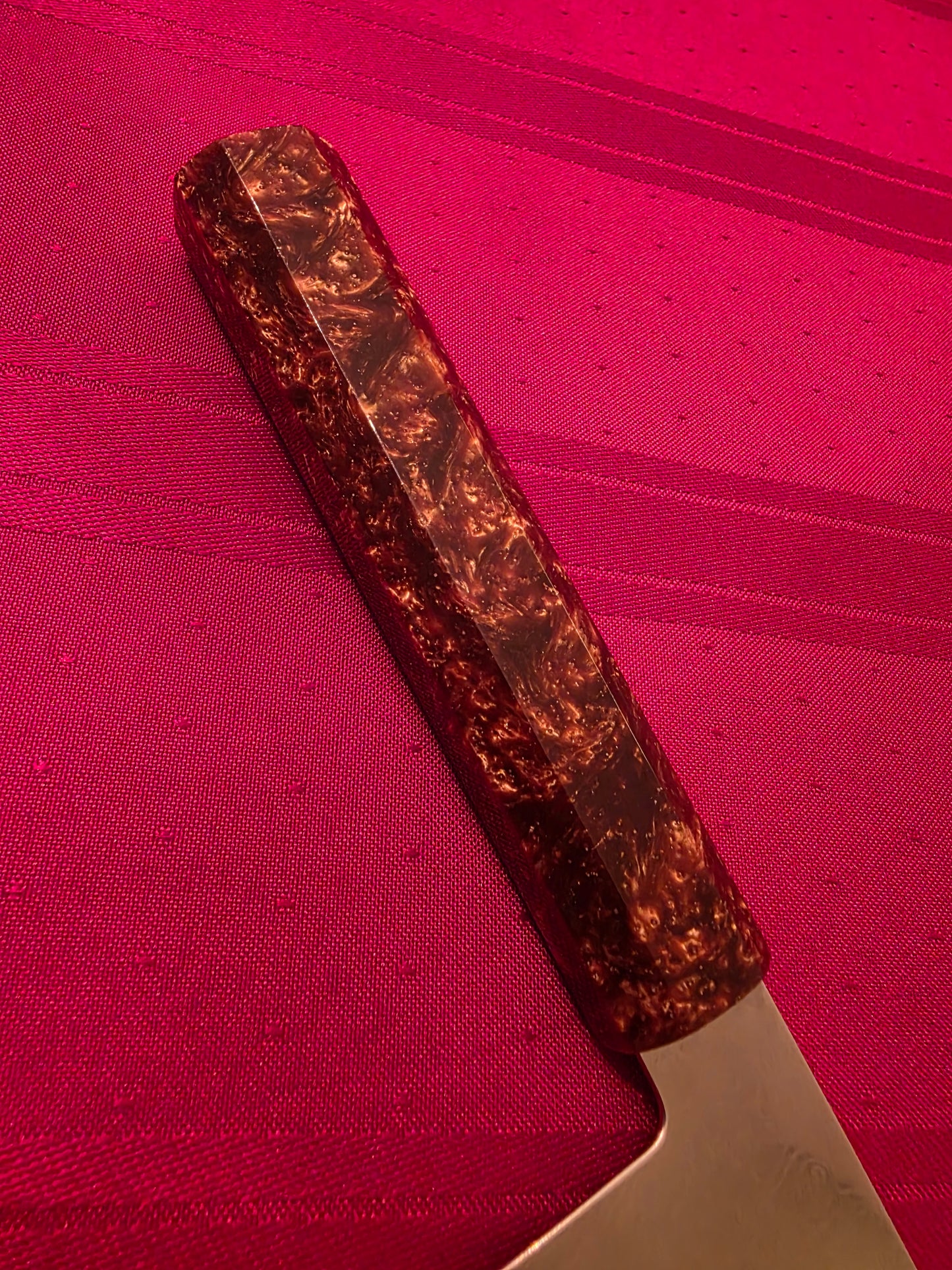 180mm aus10 Damascus nakiri