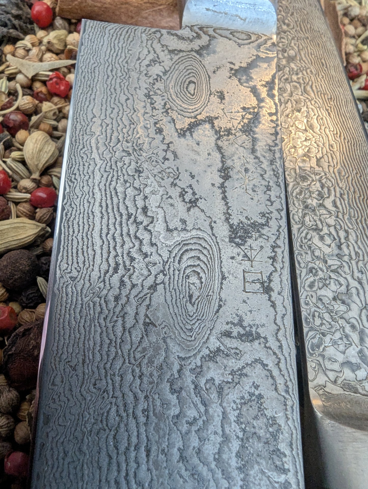 170mm and 130mm Vintage Damascus set
